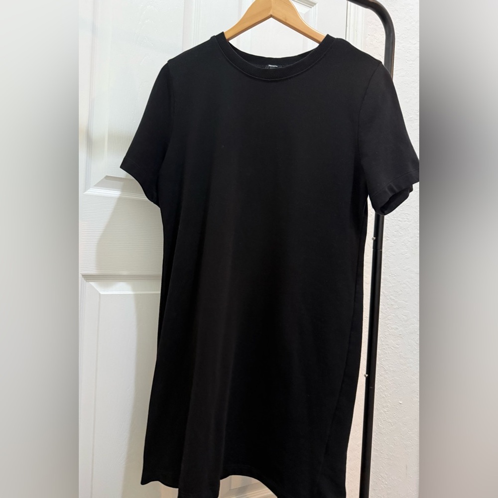 Express Black T-Shirt Dress